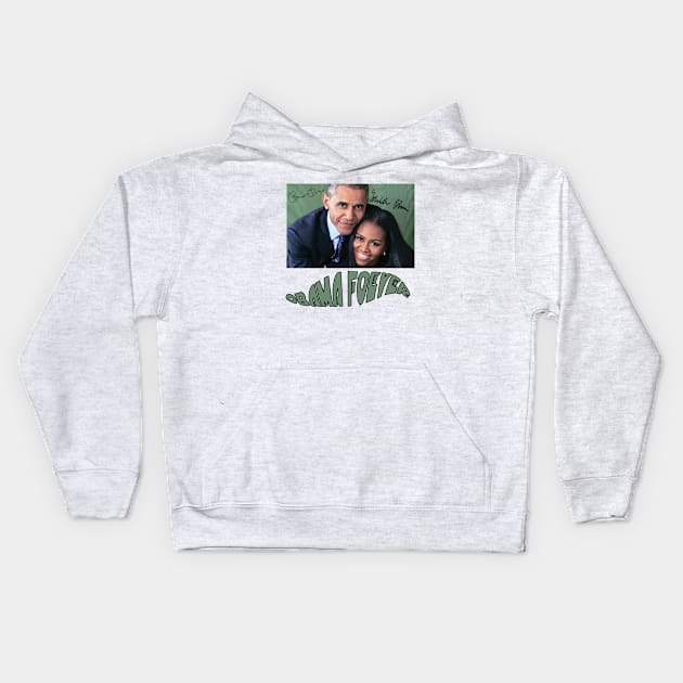 Obama Forever Kids Hoodie by mylescohens32